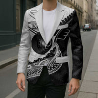 Personalised Aotearoa Lawn Bowls Blazer Maori and Silver Fern Half Style - Polynesian Pride