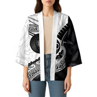Personalised Aotearoa Lawn Bowls Kimono Maori and Silver Fern Half Style - Polynesian Pride