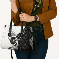 Personalised Aotearoa Lawn Bowls Leather Bag Maori and Silver Fern Half Style - Polynesian Pride