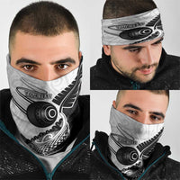 Personalised Aotearoa Lawn Bowls Neck Gaiter Maori and Silver Fern Half Style - Polynesian Pride