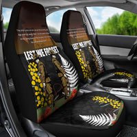 New Zealand and Australia ANZAC Day Car Seat Cover Soldier and Last Post Camouflage Pattern LT03 - Polynesian Pride