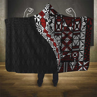 Tonga Ngatu Art Tattoo Polynesian Hooded Blanket LT03 - Polynesian Pride