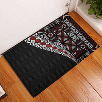 Tonga Ngatu Art Tattoo Polynesian Rubber Doormat LT03 - Polynesian Pride