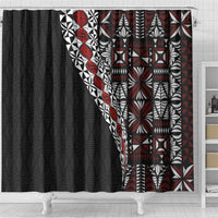 Tonga Ngatu Art Tattoo Polynesian Shower Curtain