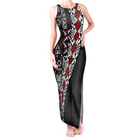 Tonga Ngatu Art Tattoo Polynesian Tank Maxi Dress