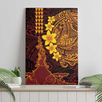 Hawaii Volcano Canvas Wall Art Polynesian and Kakau Pattern LT03 - Polynesian Pride