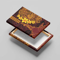 Hawaii Volcano Canvas Wall Art Polynesian and Kakau Pattern LT03 - Polynesian Pride