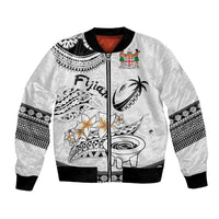 Fijian Traditional Culture Bomber Jacket Tapa Tribal Tattoos - Polynesian Pride