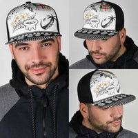 Fijian Traditional Culture Mesh Trucker Cap Tapa Tribal Tattoos LT03 - Polynesian Pride