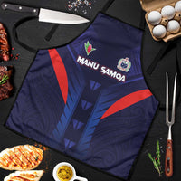 Rugby Samoa Apron Siva Tau Spirit Sporty Vibes LT03 Navy - Polynesian Pride