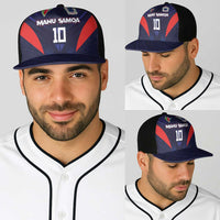 Custom Rugby Samoa Baseball Net Cap Siva Tau Spirit Sporty Vibes LT03 - Polynesian Pride