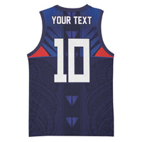 Custom Rugby Samoa Basketball Jersey Siva Tau Spirit Sporty Vibes LT03 - Polynesian Pride