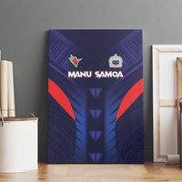 Rugby Samoa Canvas Wall Art Siva Tau Spirit Sporty Vibes LT03 - Polynesian Pride