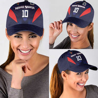 Custom Rugby Samoa Classic Cap Siva Tau Spirit Sporty Vibes LT03 - Polynesian Pride