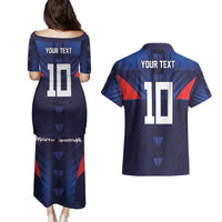 Custom Rugby Samoa Couples Matching Puletasi and Hawaiian Shirt Siva Tau Spirit Sporty Vibes LT03 - Polynesian Pride