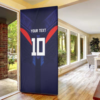Custom Rugby Samoa Door Cover Siva Tau Spirit Sporty Vibes LT03 - Polynesian Pride