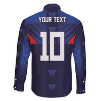 Custom Rugby Samoa Family Matching Long Sleeve Bodycon Dress and Hawaiian Shirt Siva Tau Spirit Sporty Vibes - Polynesian Pride