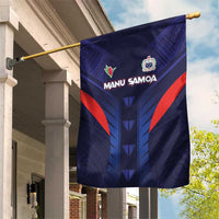 Rugby Samoa Garden Flag Siva Tau Spirit Sporty Vibes - Polynesian Pride