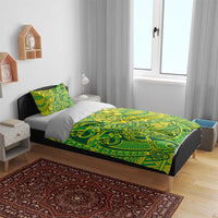 Cook Islands Vaa Polynesian Art Tattoo Bedding Set National Color