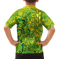Cook Islands Va'a Polynesian Art Tattoo Hawaiian Shirt National Color LT03 - Polynesian Pride