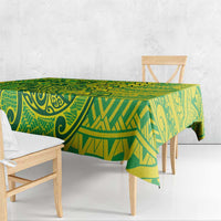 Cook Islands Va'a Polynesian Art Tattoo Tablecloth National Color LT03 - Polynesian Pride