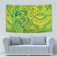Cook Islands Vaa Polynesian Art Tattoo Tapestry National Color