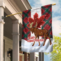 Canadian Christmas - Moose and Maple Retro Style Garden Flag LT03 House Flag Red - Polynesian Pride