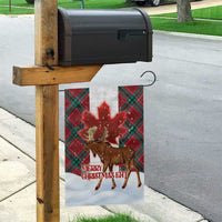 Canadian Christmas - Moose and Maple Retro Style Garden Flag LT03 - Polynesian Pride