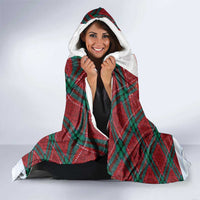 Canadian Christmas - Moose and Maple Retro Style Hooded Blanket LT03 - Polynesian Pride