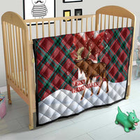 Canadian Christmas - Moose and Maple Retro Style Quilt