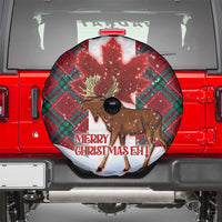 Canadian Christmas - Moose and Maple Retro Style Spare Tire Cover LT03 - Polynesian Pride