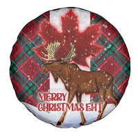 Canadian Christmas - Moose and Maple Retro Style Spare Tire Cover LT03 - Polynesian Pride