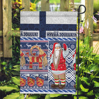 Yule Goat Joulupukki Finnish Christmas Garden Flag Scandinavian Pattern LT03 Garden Flag Blue - Polynesian Pride