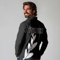 Personalised New Zealand Canoeing Special Jersey Long Sleeve Polo Shirt