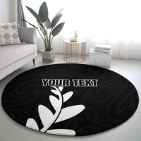Personalised New Zealand Canoeing Special Jersey Round Carpet