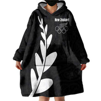 Personalised New Zealand Canoeing Special Jersey Wearable Blanket Hoodie LT03 - Polynesian Pride