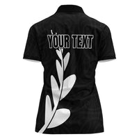 Personalised New Zealand Canoeing Special Jersey Women Polo Shirt