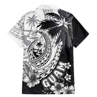 Hafa Adai Guam Family Matching Mermaid Dress and Hawaiian Shirt Polynesian Palm Tree Tattoo Hibiscus and Plumeria Art