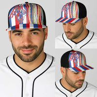 Hawaiian Sea Animals Baseball Net Cap with Lei and Flag Style LT03 - Polynesian Pride