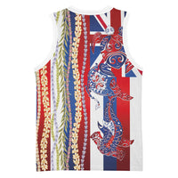 Hawaiian Sea Animals Basketball Jersey with Lei and Flag Style LT03 - Polynesian Pride