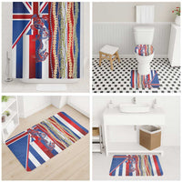 Hawaiian Sea Animals Bathroom Set with Lei and Flag Style LT03 - Polynesian Pride