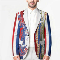 Hawaiian Sea Animals Blazer with Lei and Flag Style LT03 - Polynesian Pride