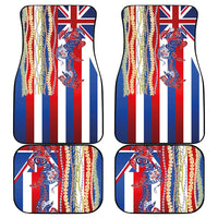 Hawaiian Sea Animals Car Mats with Lei and Flag Style LT03 - Polynesian Pride