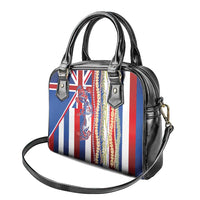 Hawaiian Sea Animals Shoulder Handbag with Lei and Flag Style LT03 - Polynesian Pride