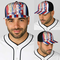 Hawaiian Polynesian Tribal Turtles Baseball Net Cap with Lei and Flag Style LT03 - Polynesian Pride