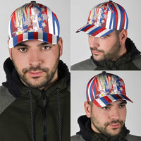 Hawaiian Polynesian Tribal Turtles Classic Cap with Lei and Flag Style LT03 - Polynesian Pride