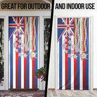 Hawaiian Polynesian Tribal Turtles Door Cover with Lei and Flag Style LT03 - Polynesian Pride