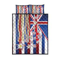 Hawaiian Polynesian Tribal Turtles Quilt Bed Set with Lei and Flag Style LT03 - Polynesian Pride