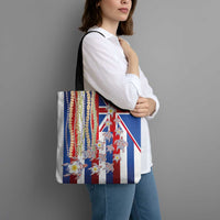 Hawaiian Polynesian Tribal Turtles Tote Bag with Lei and Flag Style LT03 - Polynesian Pride