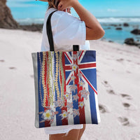 Hawaiian Polynesian Tribal Turtles Tote Bag with Lei and Flag Style LT03 - Polynesian Pride